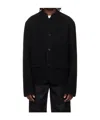 Rier Long-sleeved Wool Casual Jacket In Black