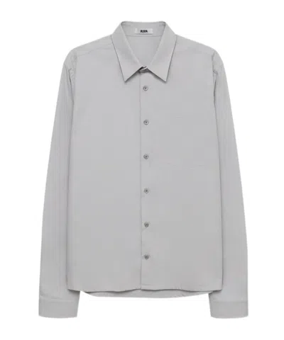 Rier Long-sleeved Shirt In Gray