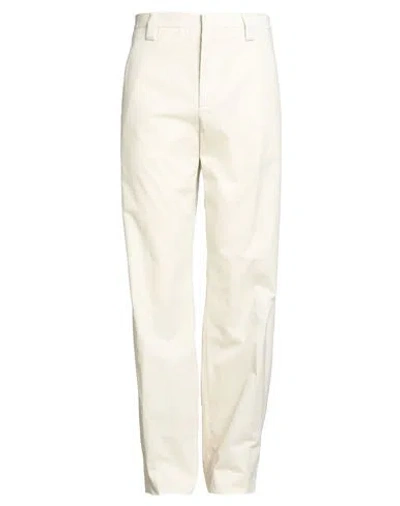 Rier Man Pants Ivory Size Xl Cotton In White