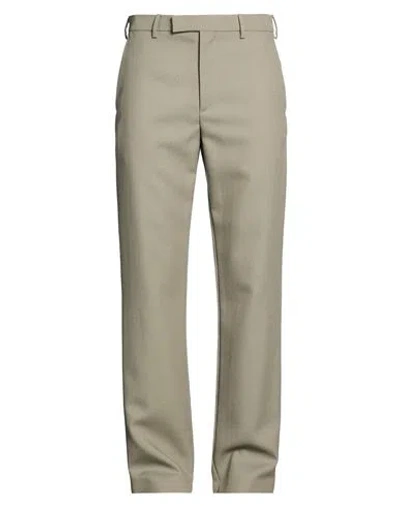 Rier Man Pants Taupe Size Xl Virgin Wool In Green