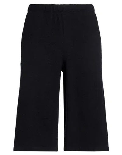 Rier Man Shorts & Bermuda Shorts Black Size Xl Virgin Wool