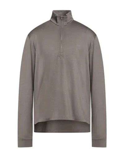 Rier Man Sweatshirt Taupe Size Xl Virgin Wool In Brown