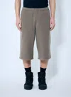 Rier Fleece Elasticated-waist Shorts In Gray
