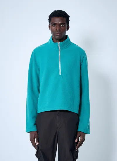 Rier Men Fleece City Sweatshirt In Green