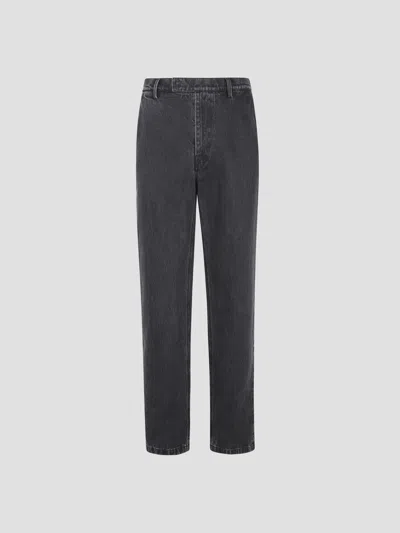 Rier Men's Stylish Denim Trousers In Gray