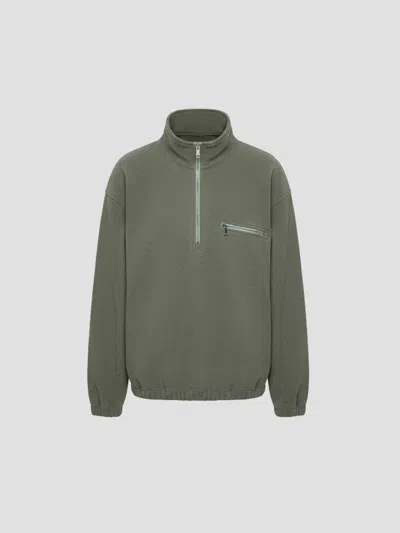 Rier Mini Fleece Pullover In Green