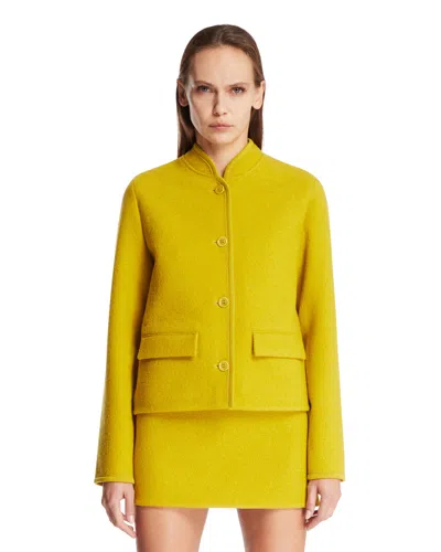 Rier Ochre Yellow Walker Wool Jacket
