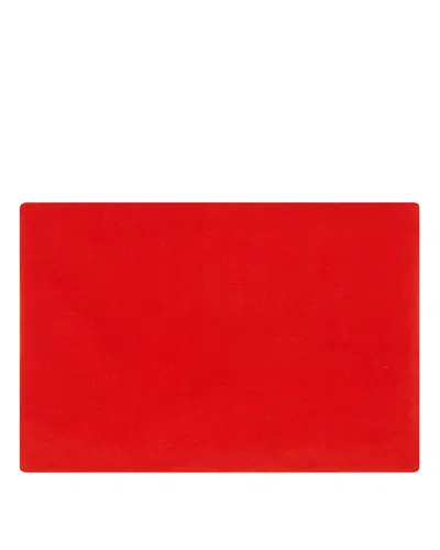 Rier Orange Wool Blanket In Red