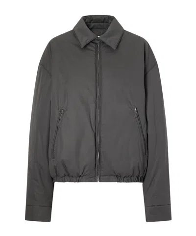 Rier Padded Cotton-poplin Jacket In Black