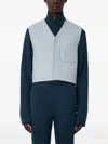 Rier Patch-pocket V-neck Gilet In Multi