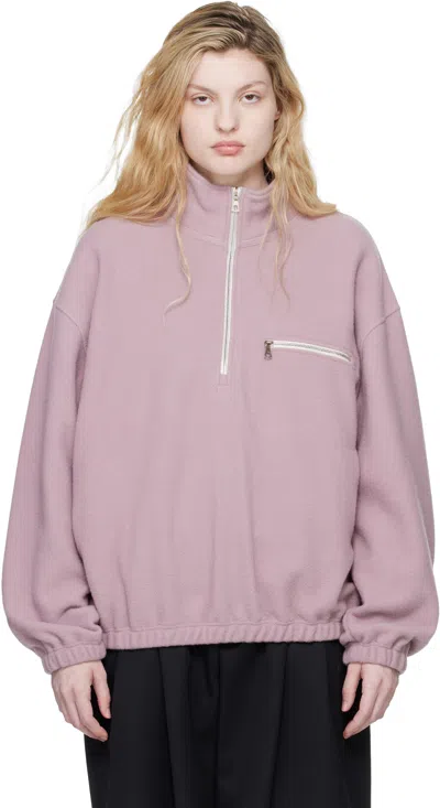 Rier Pink Fleece Sweatshirt