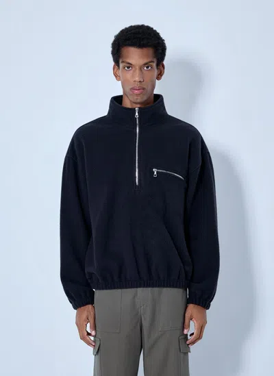 Rier Polar Fleece Sweatshirt In Black