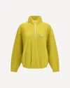 Rier Giacca Polar Con Zip A Collo Alto In Yellow