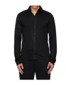 Rier Polar Wool Shirt In Black