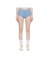 Rier Ribbed Briefs In Blue