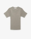 Rier Silk Mini T-shirt In Gray
