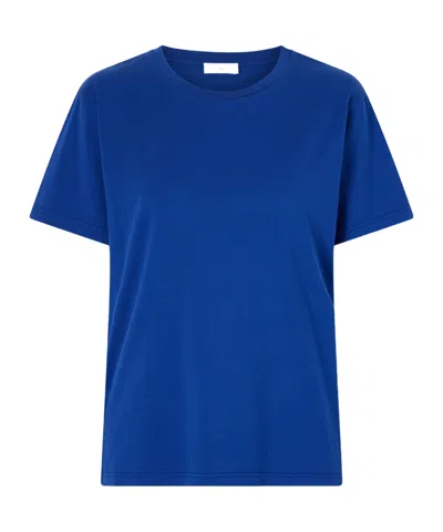 Rier Cotton-jersey T-shirt In Blue