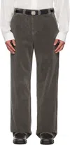 Rier Ssense Exclusive Gray Corduroy Trousers In Gray