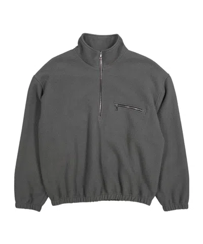 Rier Stand-up Collar Sweatshirt In Gray