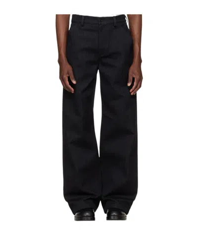Rier Straight Leg Trousers In Black