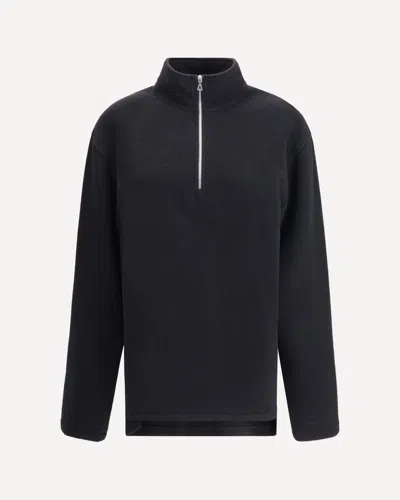 Rier Suede Wool Pile Athletic Jacket In Animal Print