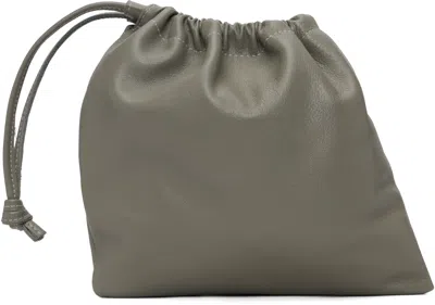 Rier Taupe Ludwig Reiter Edition Pochette Utility Pouch In Gray