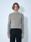 Rier Boucle-knit Wool Sweater In Gray