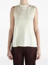 Rier Tied Open Back T-shirt In White