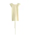 Rier Tied Open Back T-shirt In White