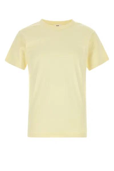Rier Pastel Yellow Cotton T-shirt
