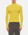 Rier Light Yellow Turtleneck Pullover In Yellow