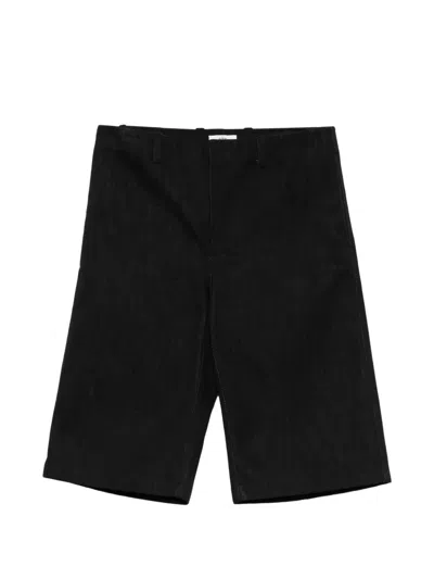 Rier Utility Gabardine Shorts In Black
