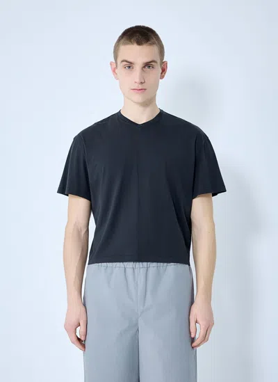 Rier V Neck T-shirt In Black