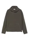 Rier Virgin Wool Hoodie In Green