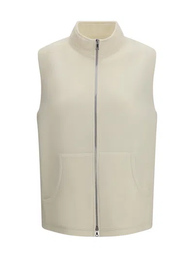 Rier Virgin Wool Vest In Animal Print