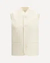 Rier Walker Boxy Vest In White