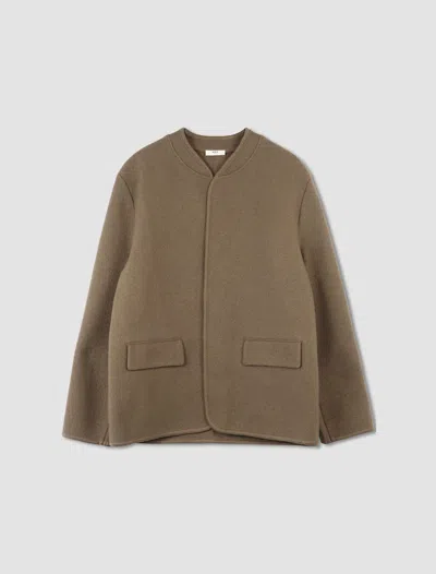 Rier Brown Walker City Jacket In Castoro