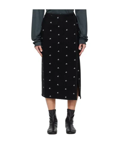 Rier Walker Midi Skirt In Black