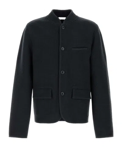 Rier Walker Wool Casual Jacket In Black
