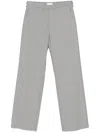 Rier Gewachste Popeline-hose In Grau