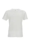 Rier White Fitted Cotton T-shirt In White