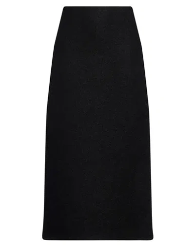 Rier Woman Midi Skirt Black Size Xs Virgin Wool
