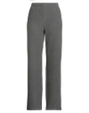 Rier Woman Pants Grey Size L Virgin Wool In Gray