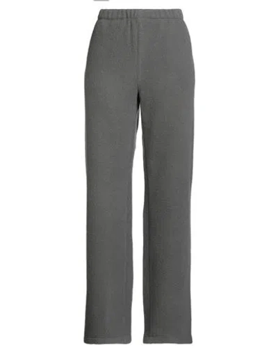 Rier Woman Pants Grey Size L Virgin Wool In Gray