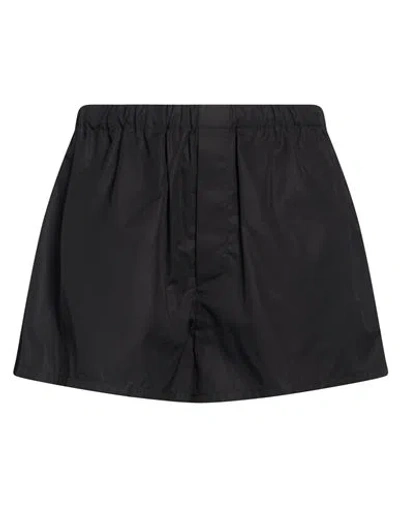 Rier Woman Shorts & Bermuda Shorts Black Size M Cotton