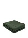 Rier Wool Blanket (200cm X 120cm) In Green
