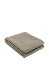 Rier Wool Blanket (200cm X 120cm) In Green