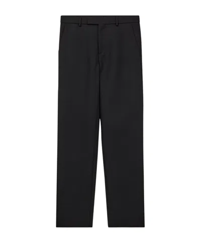 Rier Wool Casual Pants In Black