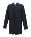 Rier Buttoned Coat In Black