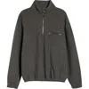 Rier Giacca Polar Con Zip A Collo Alto In Green
